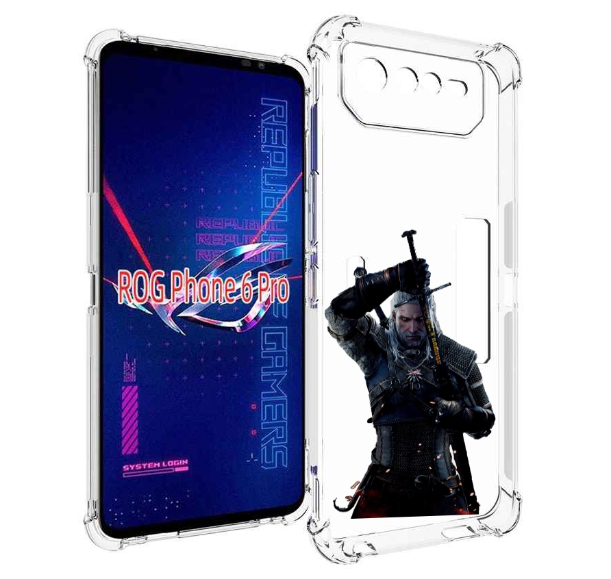 

Чехол MyPads The-Witcher-3-Ведьмак для Asus ROG Phone 6 Pro, Прозрачный, Tocco