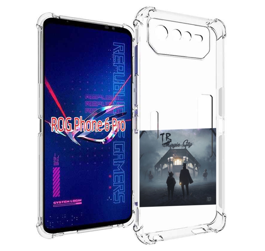 

Чехол MyPads Tragic City ЛСП для Asus ROG Phone 6 Pro, Прозрачный, Tocco
