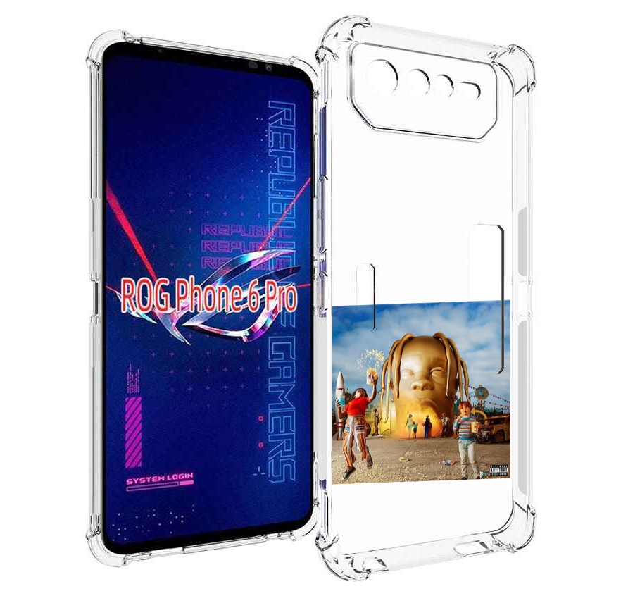 

Чехол MyPads Travis Scott - Astroworld для Asus ROG Phone 6 Pro, Прозрачный, Tocco
