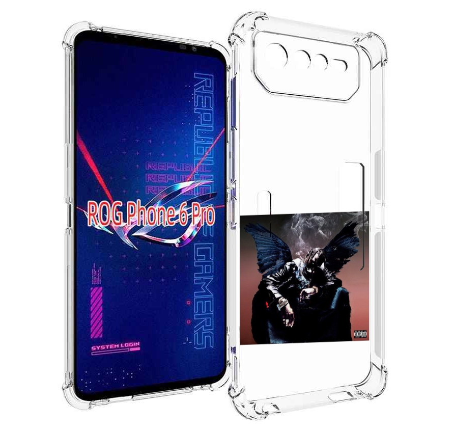 

Чехол MyPads Travis Scott - Birds In The Trap Sing McKnight для Asus ROG Phone 6 Pro, Прозрачный, Tocco