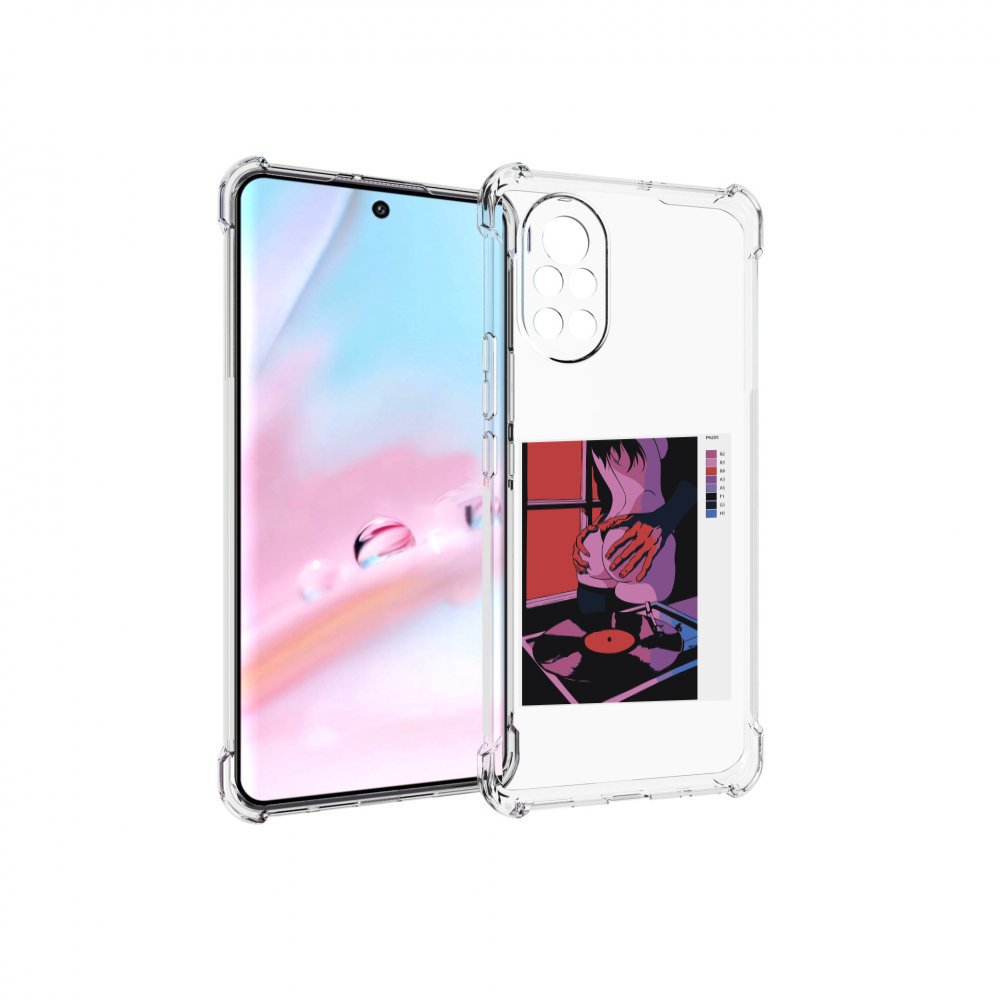 

Чехол MyPads девушка красивая сзади женский для Huawei Nova 8 (ANG-LX1), Прозрачный, Tocco