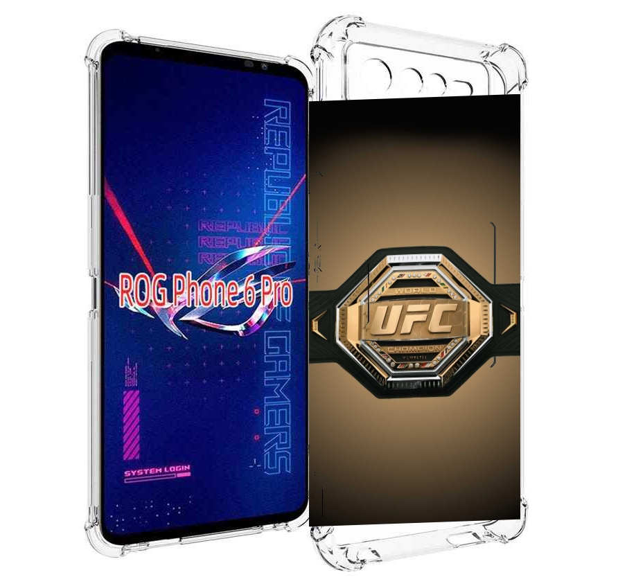 

Чехол MyPads UFC единоборства мужской для Asus ROG Phone 6 Pro, Прозрачный, Tocco