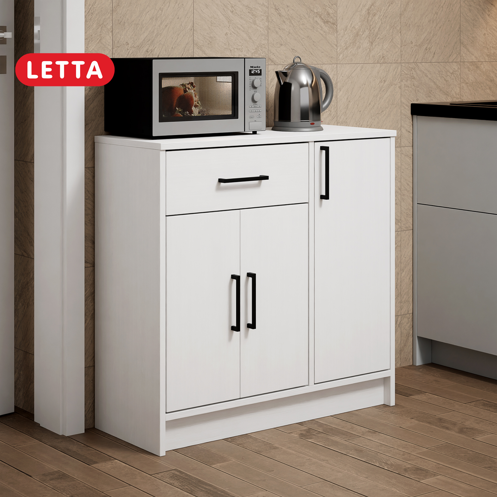 

Комод LETTA Estet, Белое теснение, Estet
