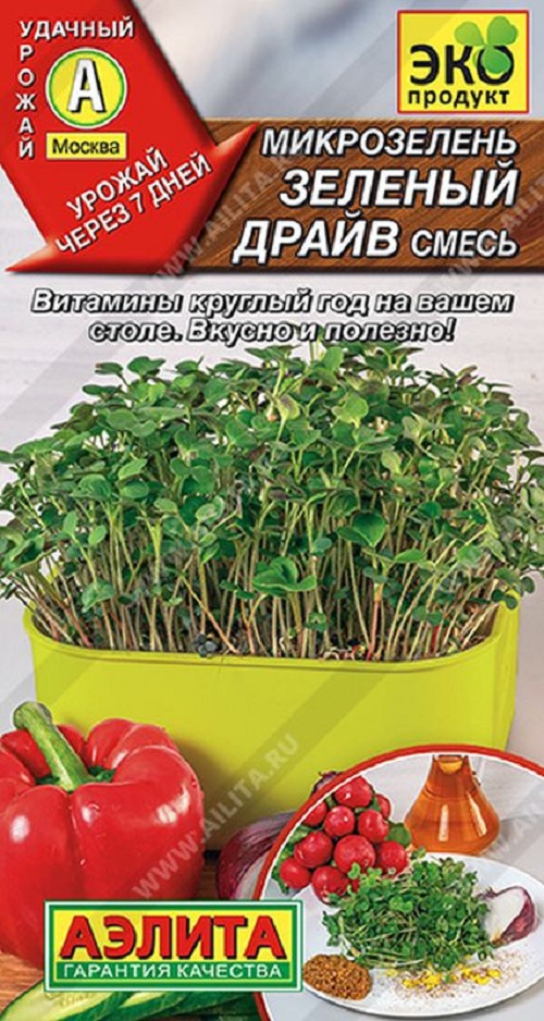 

Семена микрозелени Аэлита Лен Ореховый аромат 35923 1 шт.