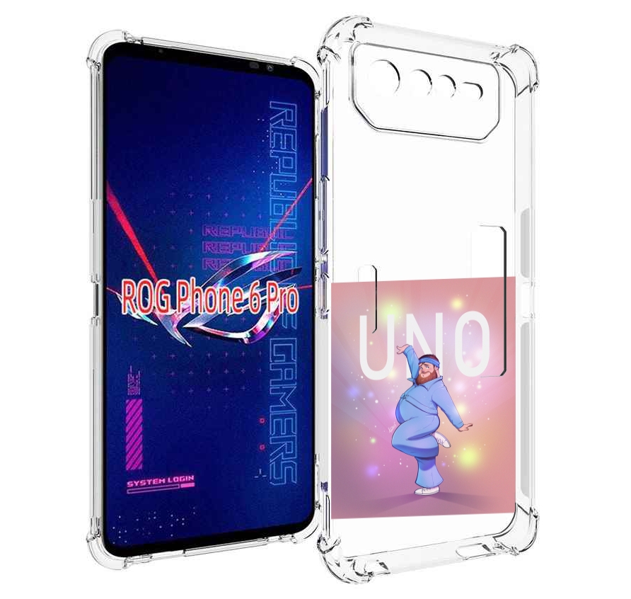 

Чехол MyPads UNO-танцор для Asus ROG Phone 6 Pro, Прозрачный, Tocco