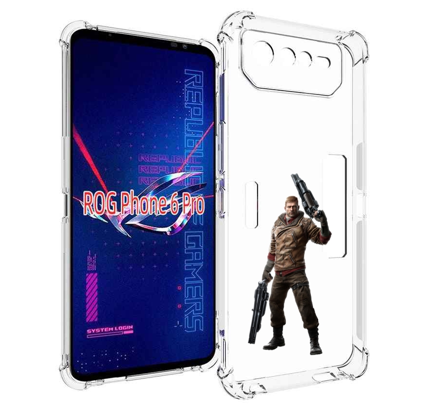 

Чехол MyPads Wolfenstein для Asus ROG Phone 6 Pro, Прозрачный, Tocco