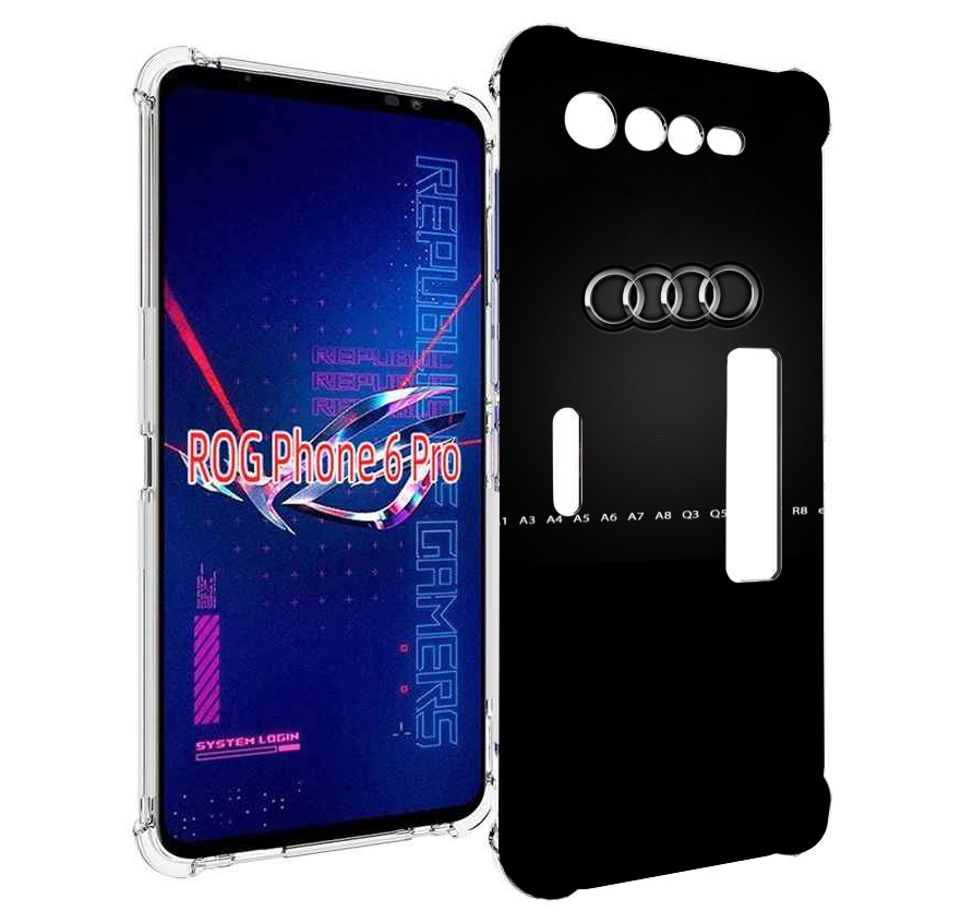 

Чехол MyPads audi 1 мужской для Asus ROG Phone 6 Pro, Прозрачный, Tocco