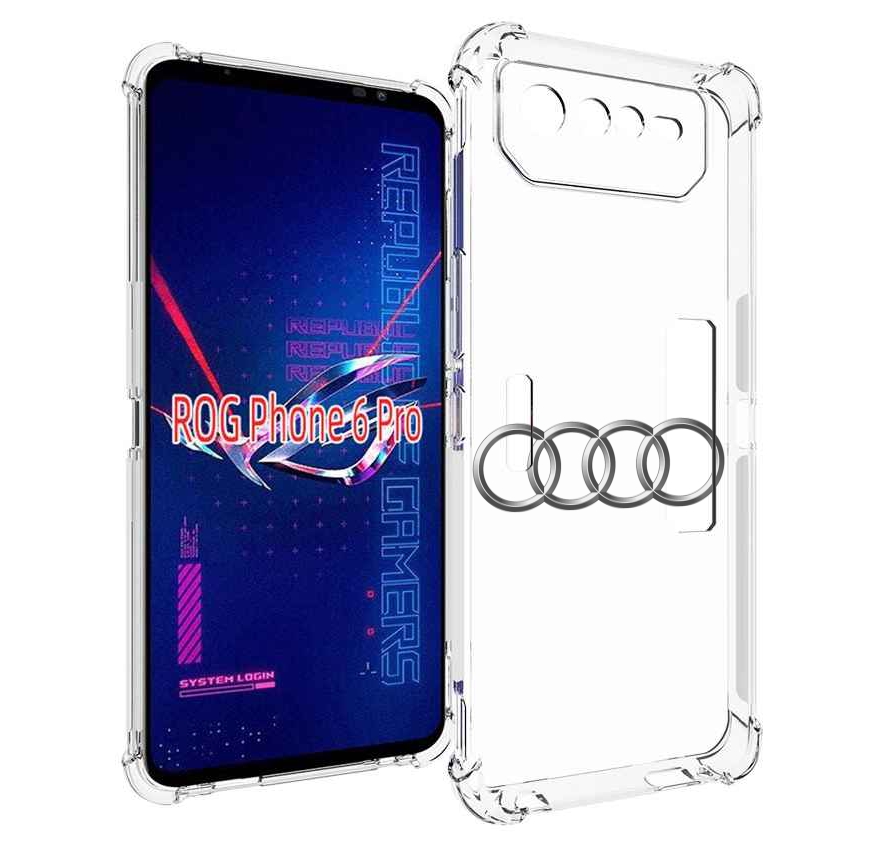 

Чехол MyPads audi-7 мужской для Asus ROG Phone 6 Pro, Прозрачный, Tocco