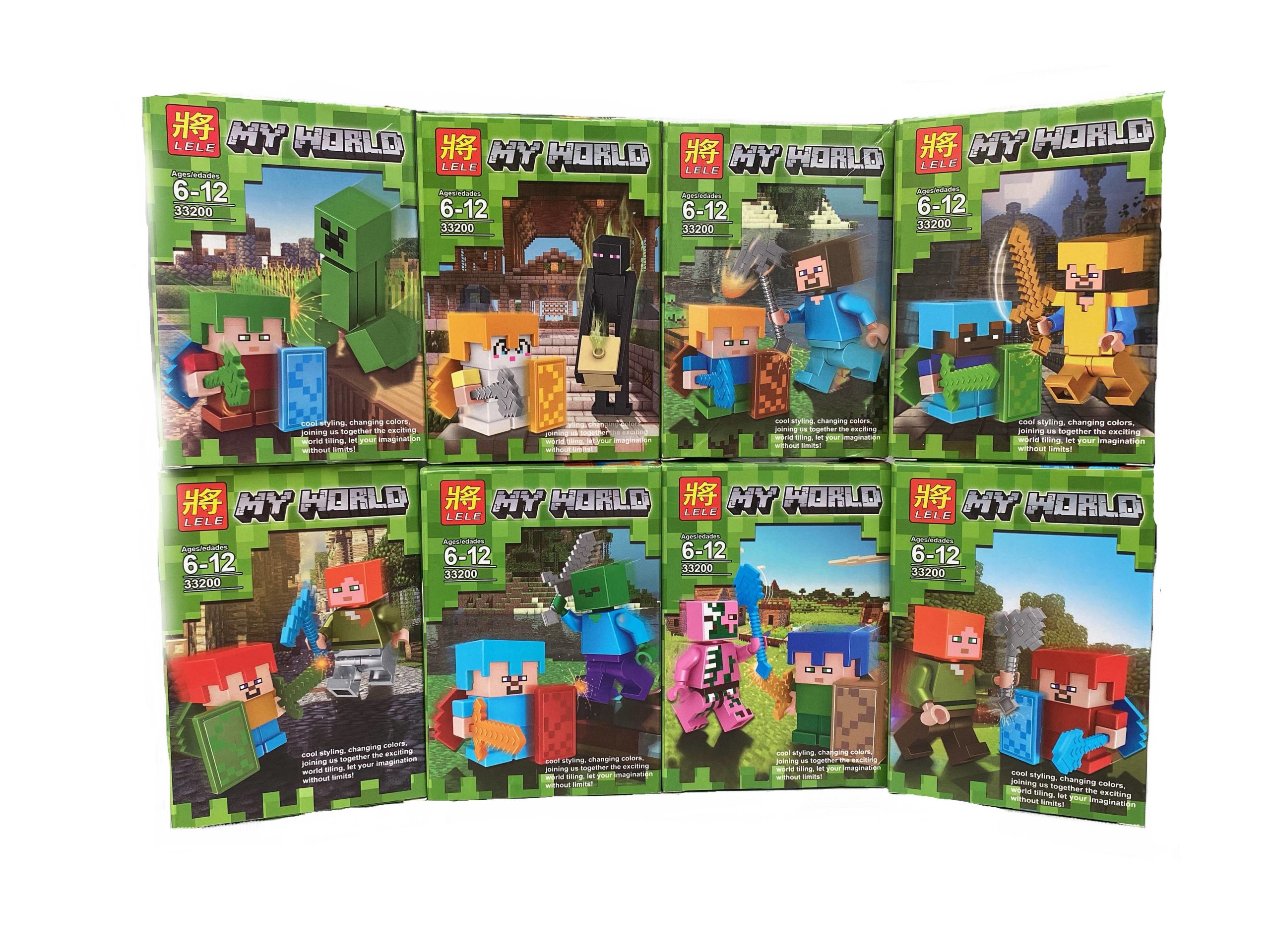 

Набор ластиков lele Мобы Minecraft 7848001854