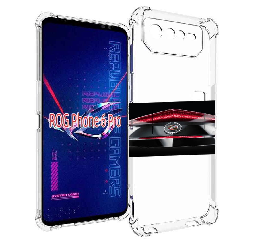 

Чехол MyPads cadillac 3 мужской для Asus ROG Phone 6 Pro, Прозрачный, Tocco