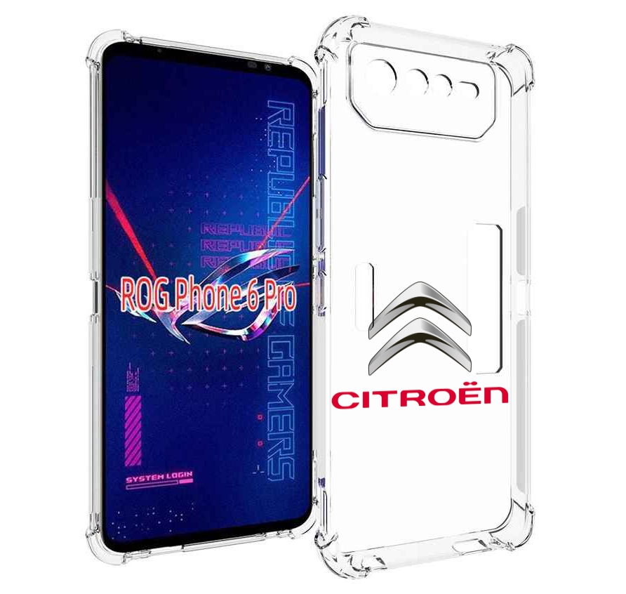 

Чехол MyPads citroen-3 мужской для Asus ROG Phone 6 Pro, Прозрачный, Tocco