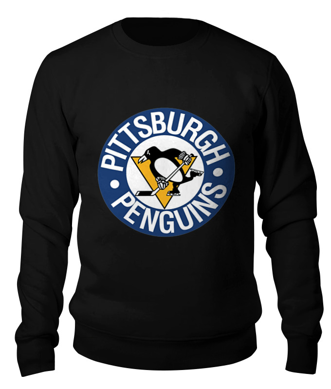 

Свитшот унисекс Printio Pittsburgh penguins черный L, Pittsburgh penguins