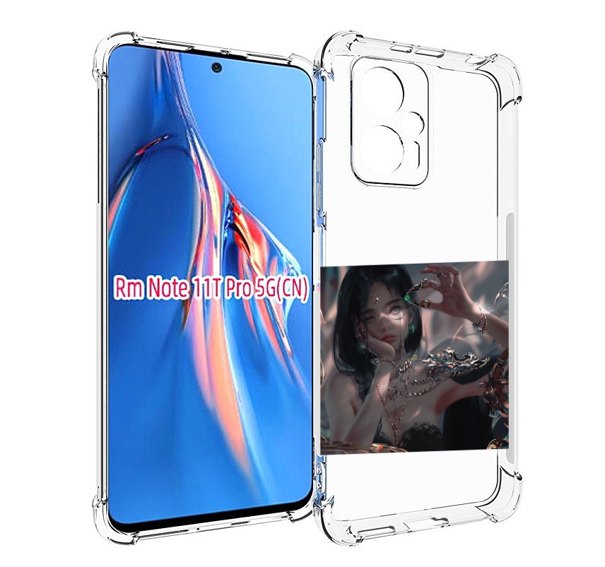 

Чехол MyPads девушка-с-алмазом для Xiaomi Redmi Note 11T Pro / 11T Pro Plus / Poco X4 G..., Прозрачный, Tocco