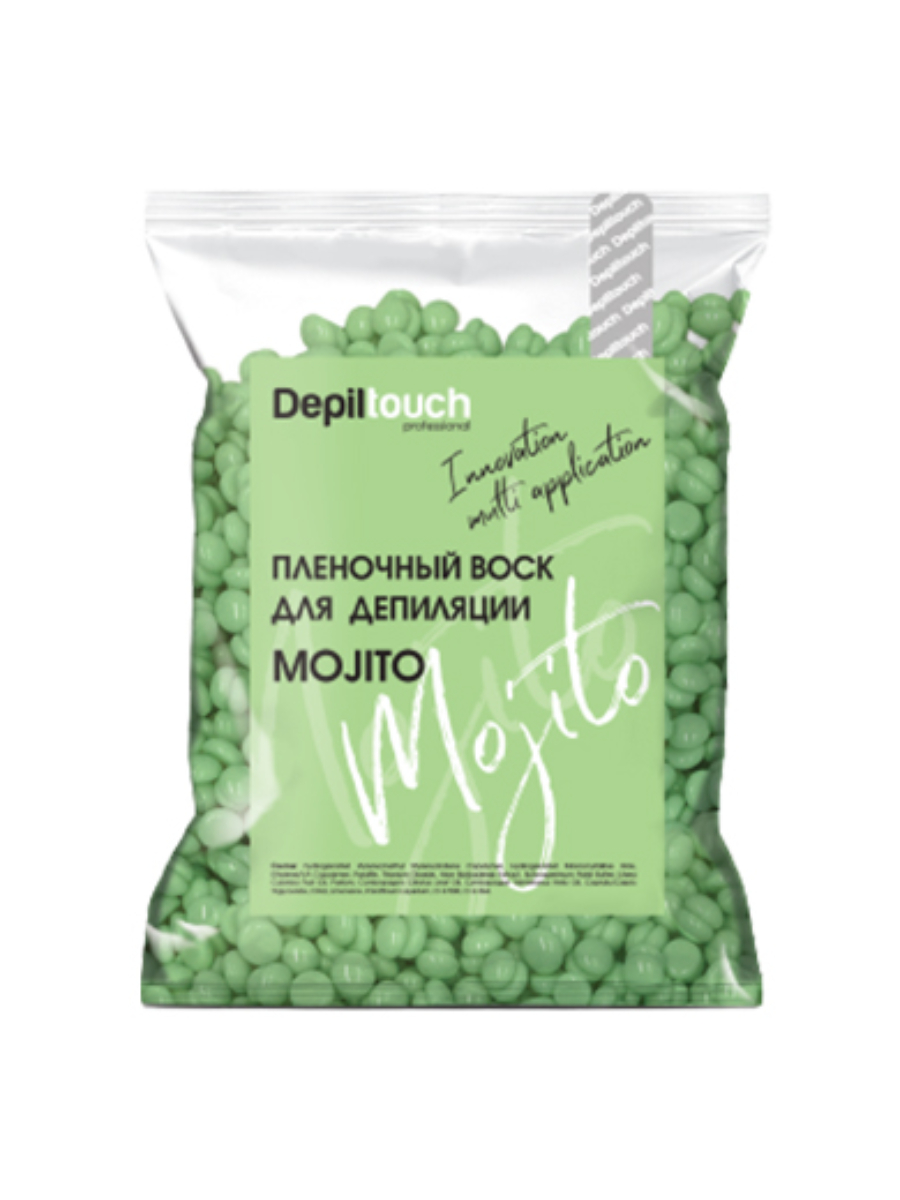 Воск для депиляции плёночный Depiltouch /Innovation Mojito, 100 гр