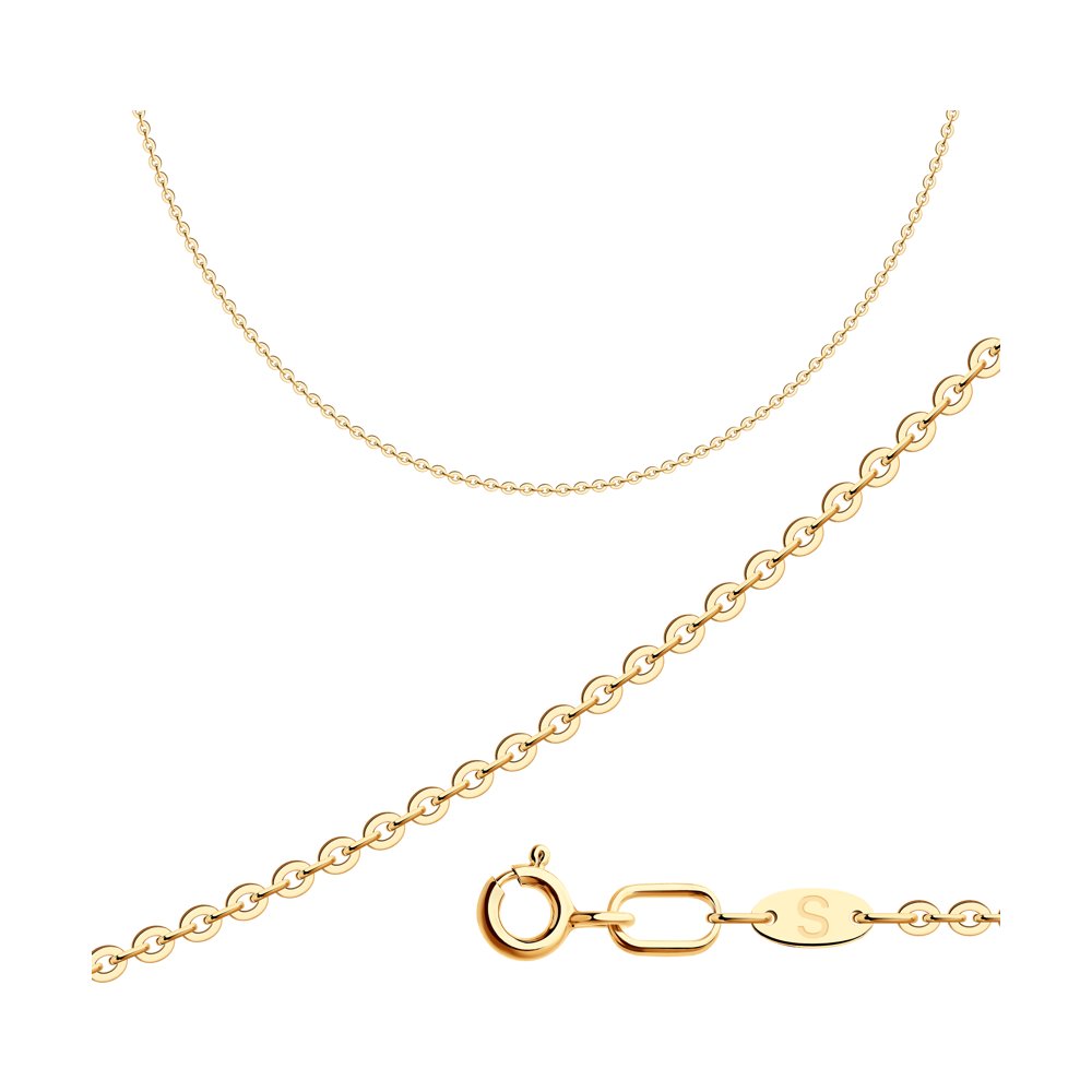 

Цепочка из красного золота 60 см SOKOLOV 581030400, 581030400