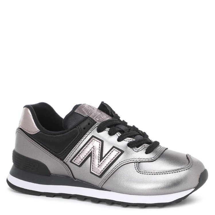 фото Кроссовки женские new balance wl574_к серебристые 41 eu