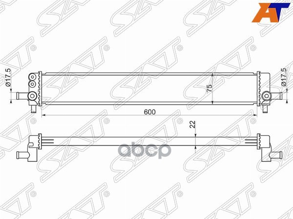 

SAT Радиатор инвертора LEXUS CT200H 10-