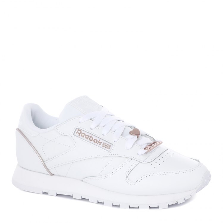 фото Кроссовки женские reebok cl lthr белые 36 eu