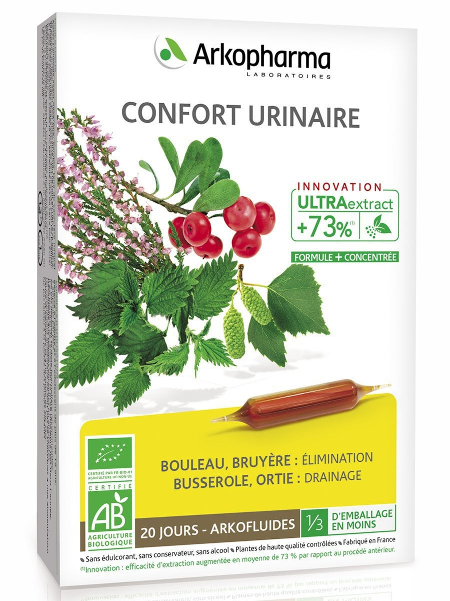 фото Мочеполовая система arkopharma confort urinaire 10 мл ампулы 20 шт.