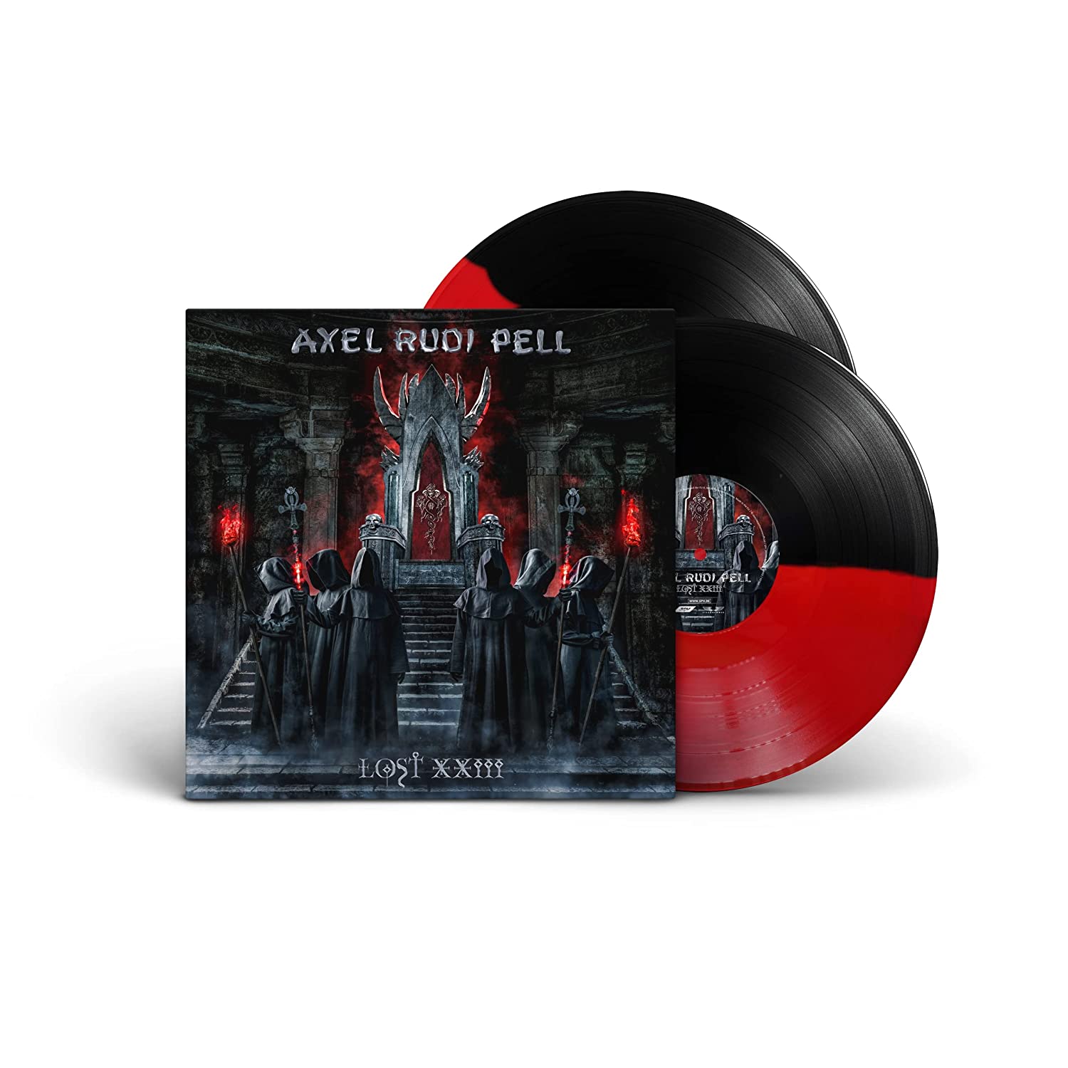 фото Axel rudi pell lost xxiii (half red/half black) (2винил) мистерия звука