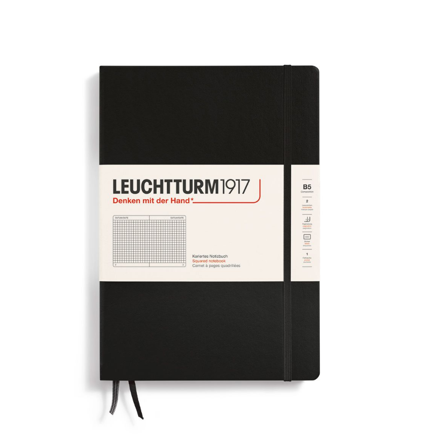 

Блокнот Leuchtturm1917 Composition 366186 B5, 80г 109листов в клетку