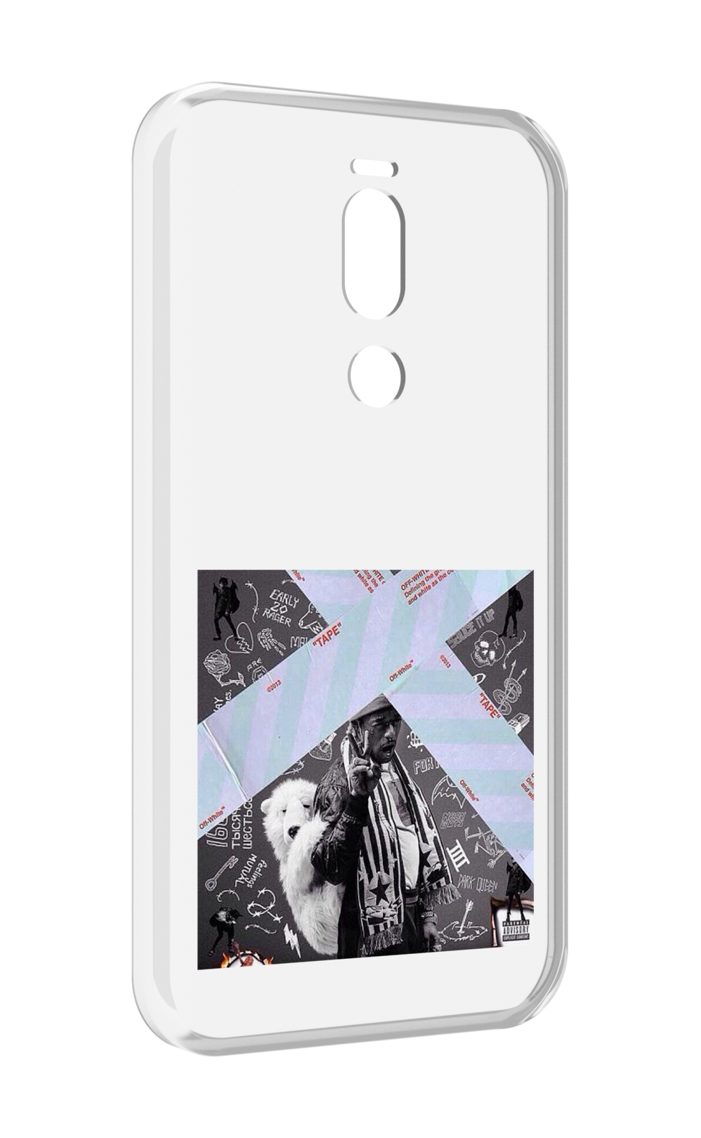 

Чехол Mypads Lil Uzi Vert - Luv Is Rage 2 Для Meizu X8, Прозрачный, Tocco