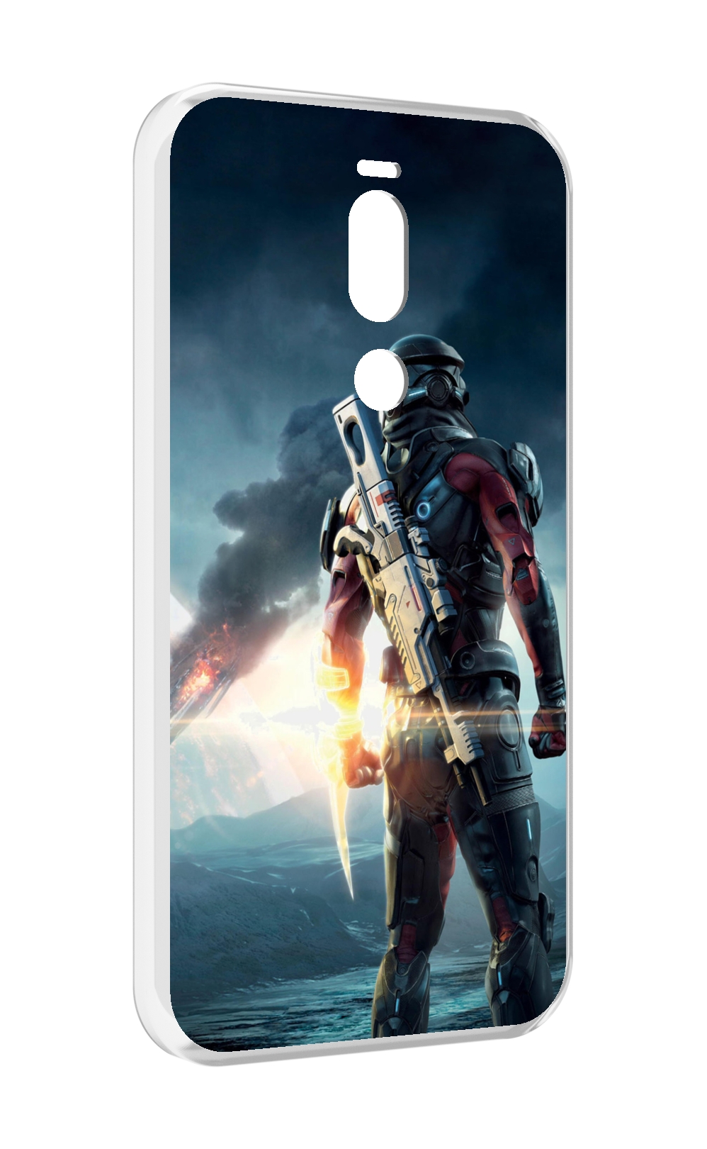 

Чехол Mypads Mass Effect Andromeda Ryder Для Meizu X8, Прозрачный, Tocco