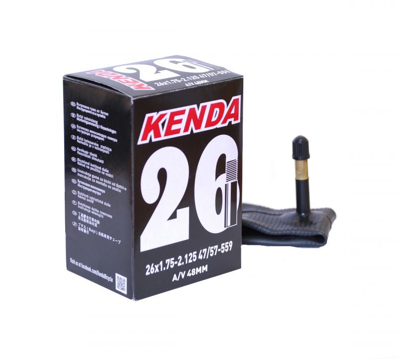 

Камера велосипедная 26" авто ниппель 48мм 1.75-2.125 (47/57-559), Черный