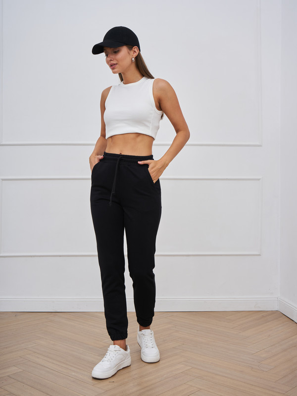 

Спортивные брюки женские People In 64093 черные 2XL/164-170, Черный, 64093