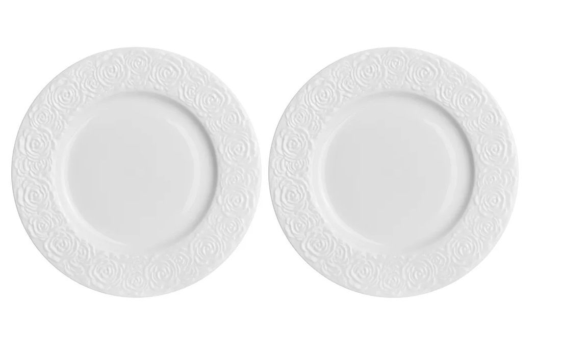

Тарелки Elan Gallery Розы 20,5x20,5x1,5 см 2 шт