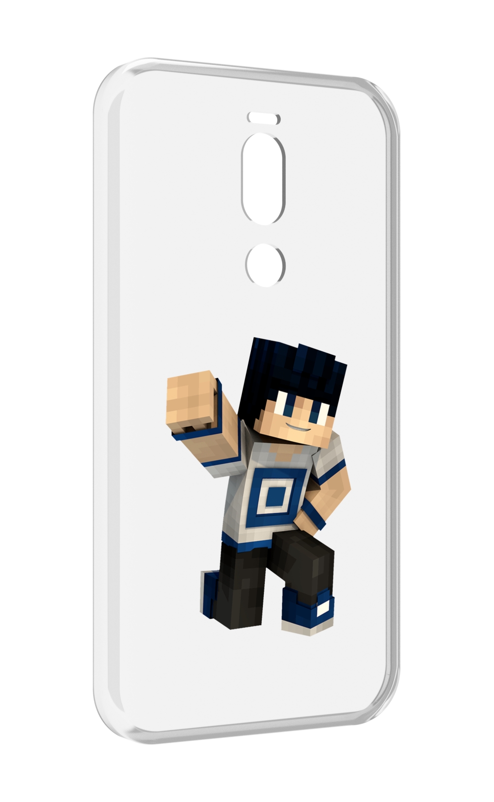 

Чехол Mypads Minecraft-1 Для Meizu X8, Прозрачный, Tocco