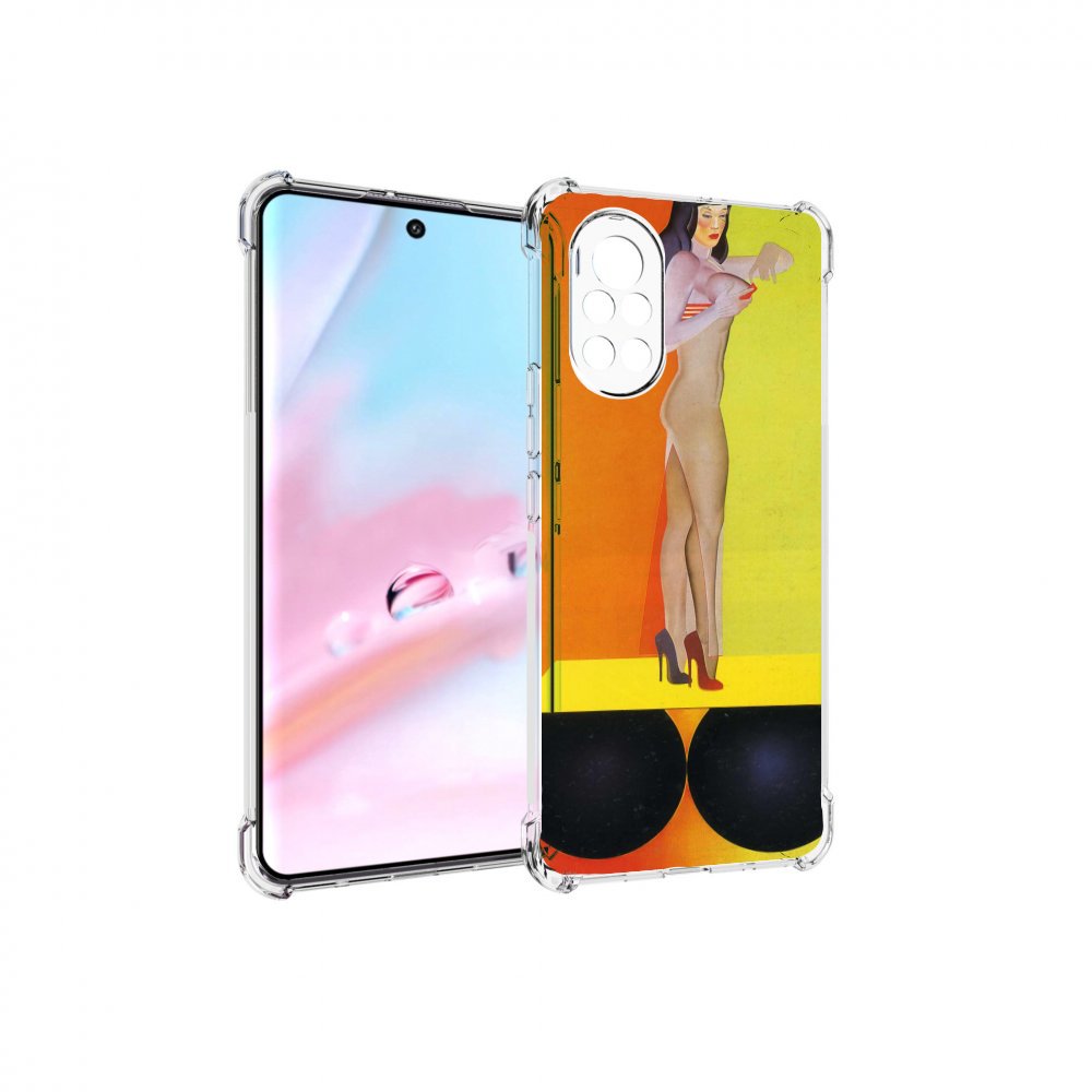 

Чехол MyPads девушка на шарах женский для Huawei Nova 8 (ANG-LX1), Прозрачный, Tocco