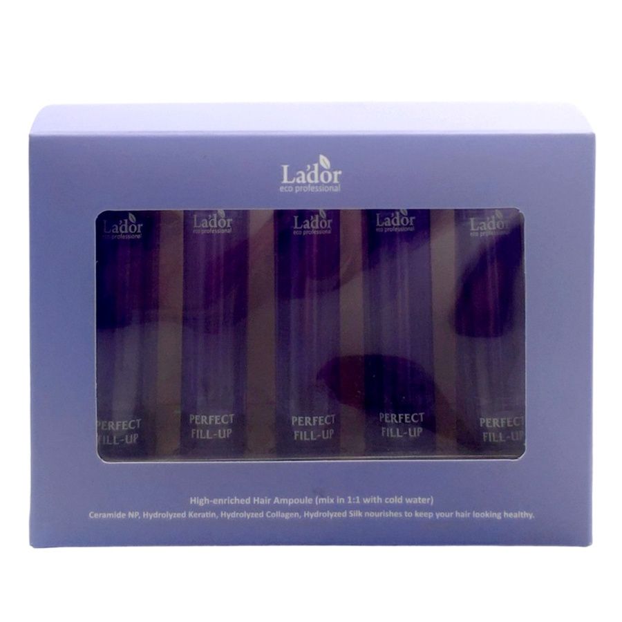 Набор ампульных филлеров La'dor с церамидами Perfect Hair Fill-Up Osmanthus 13 мл x 10