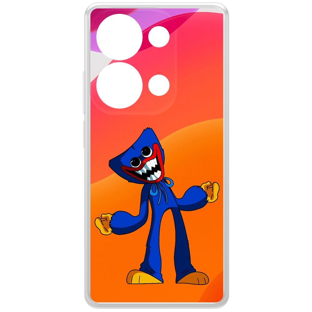 

Чехол-накладка Krutoff Clear Case Хаги Ваги для Xiaomi Poco M6 Pro 4G, Прозрачный