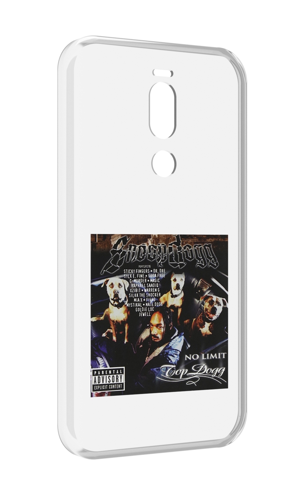 

Чехол Mypads Snoop Dogg No Limit Top Dogg Для Meizu X8, Прозрачный, Tocco