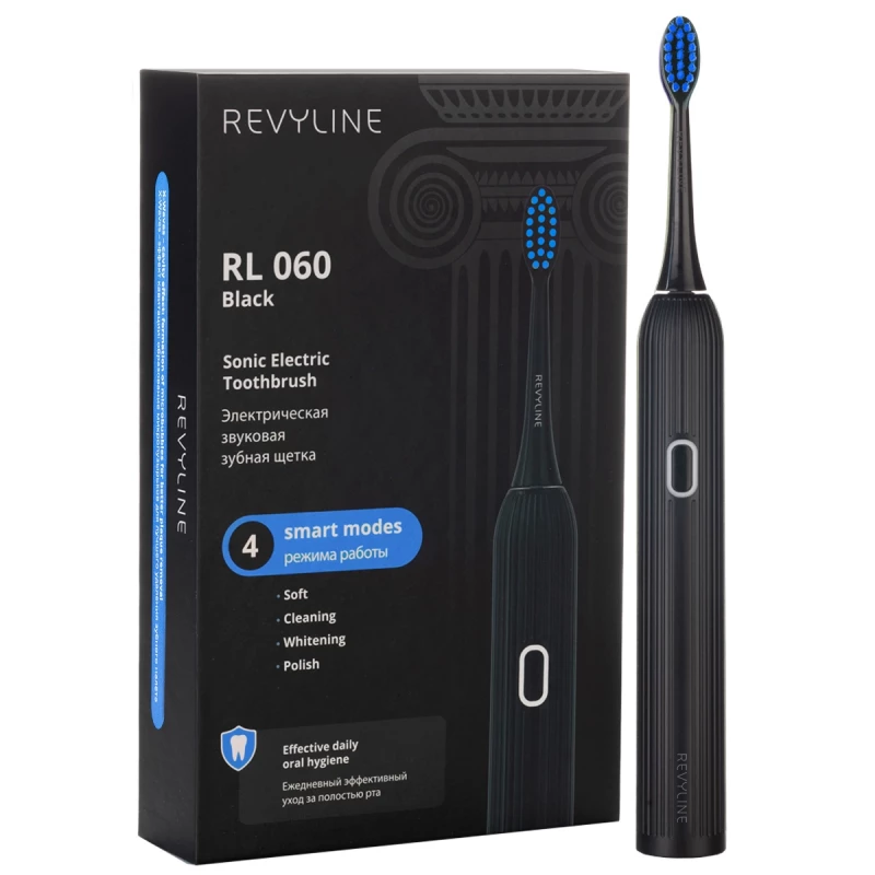 

Электрическая зубная щетка Revyline RL 060 черный, RL 060