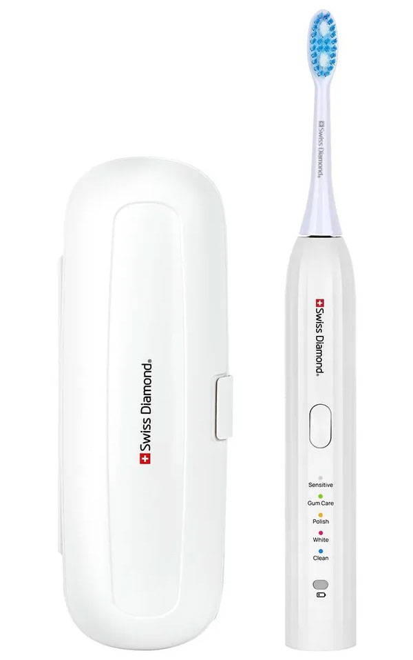 

Электрическая зубная щетка Swiss Diamond SD-STB54801W белый, SD-STB54801W
