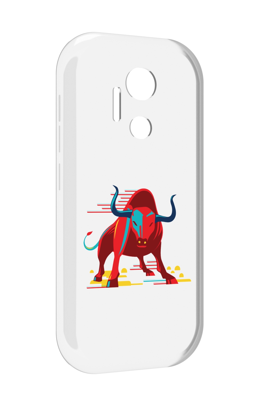 

Чехол MyPads Красный-бык для doogee x97 pro, Прозрачный, Tocco
