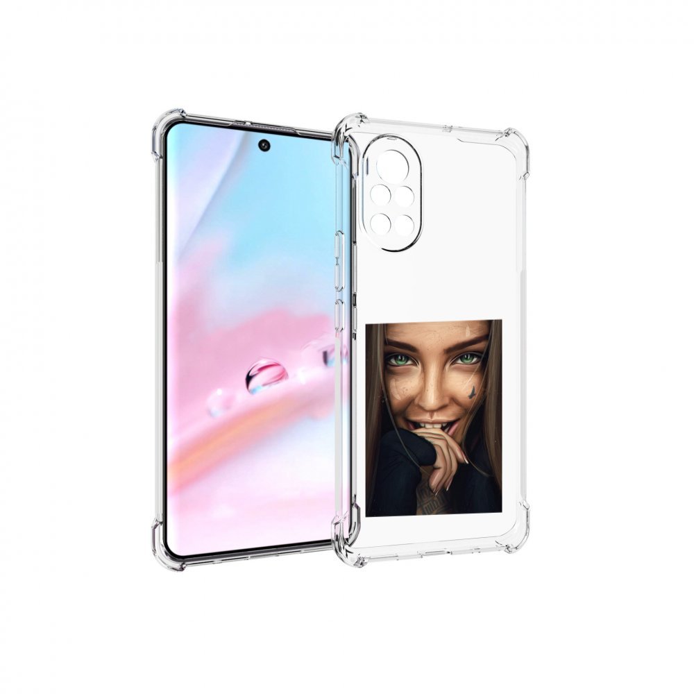 

Чехол MyPads девушка улыбается женский для Huawei Nova 8 (ANG-LX1), Прозрачный, Tocco