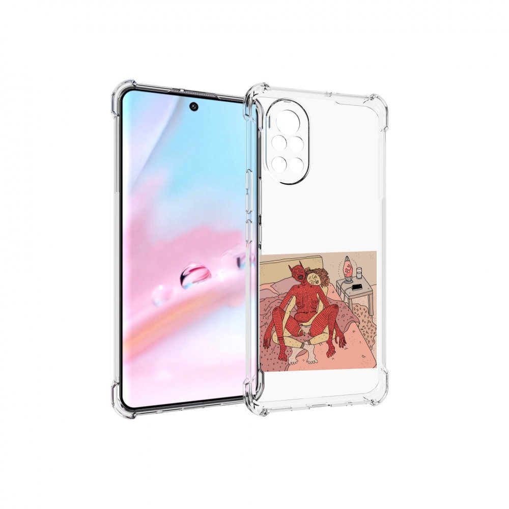 

Чехол MyPads девушка-без-кожи для Huawei Nova 8 (ANG-LX1), Прозрачный, Tocco