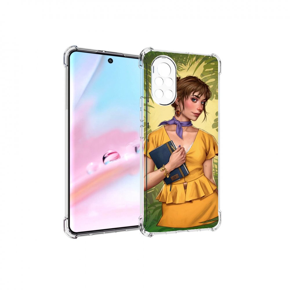 

Чехол MyPads девушка-в-зелени женский для Huawei Nova 8 (ANG-LX1), Прозрачный, Tocco
