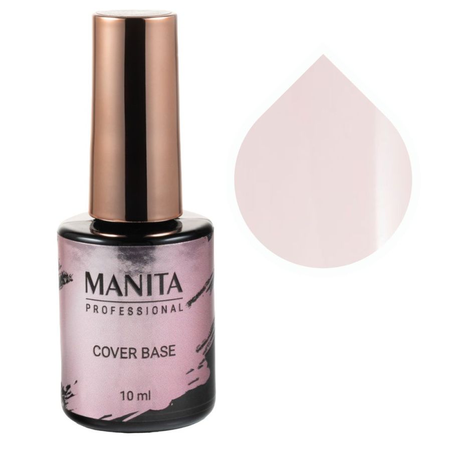 База для гель-лака Manita Professional Cover Base каучуковая камуфлирующая №03 10 мл manita топ вельветовый без липкого слоя для гель лака top velvet 10