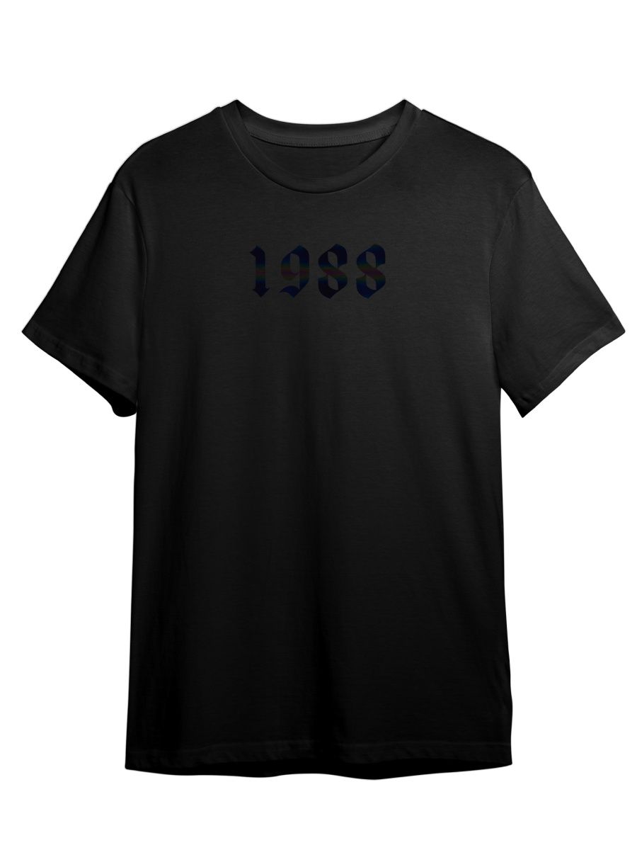 

Футболка унисекс Каждому Своё 1988/Год рождения/С др RAYR4RF2 черная 5XL, Черный, "1988/Год рождения/С др" RAYR4RF2