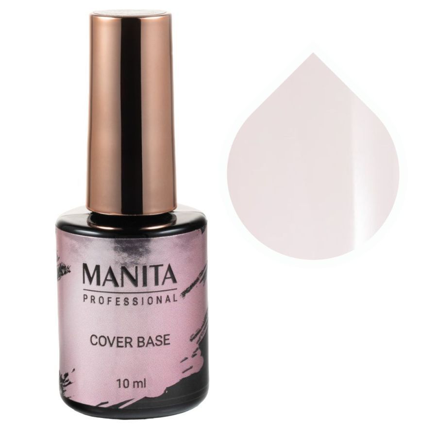 

База для гель-лака Manita Professional Cover Base каучуковая камуфлирующая №07 10 мл, kr-21812