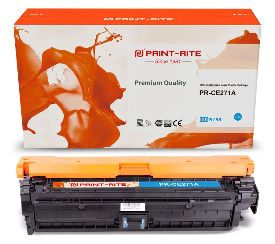 

Картридж для лазерного принтера Print-Rite TRH864YPU1J (PR-CE271A) голубой, совместимый, TRH864YPU1J