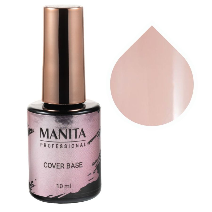 

База для гель-лака Manita Professional Cover Base каучуковая камуфлирующая №10 10 мл, kr-21815