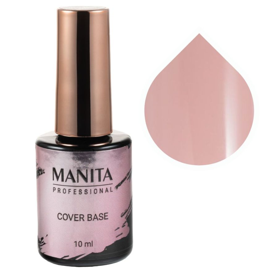 

База для гель-лака Manita Professional Cover Base каучуковая камуфлирующая №13 10 мл, kr-21818