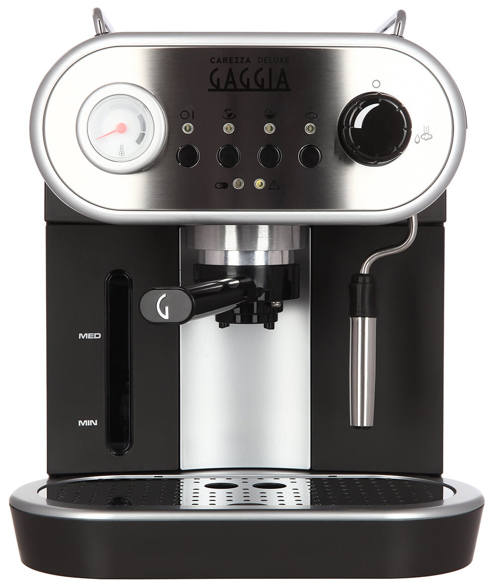 

Рожковая кофеварка Gaggia Dlx RI8525/01 черный; серебристый, Dlx RI8525/01