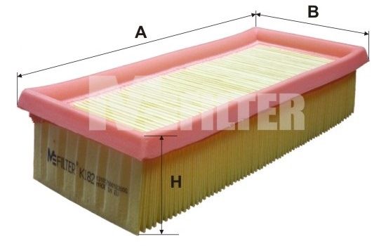 

Фильтр воздушный MFILTER k182, Фильтр воздушный MFILTER k182 MFILTER k182