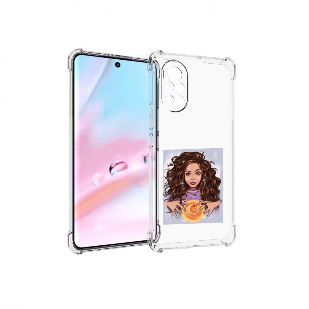 

Чехол MyPads девушка-волшебница для Huawei Nova 8 (ANG-LX1), Прозрачный, Tocco